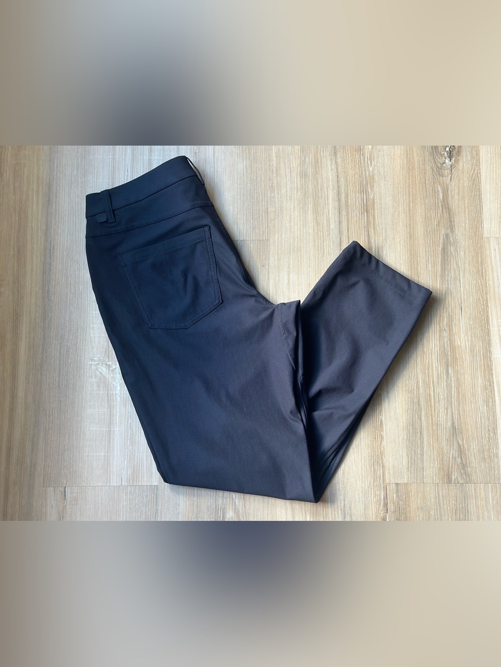Lululemon ABC Classic Fit Pant 31 Black Warpstreme Golf Casual Mens LM5AQHS